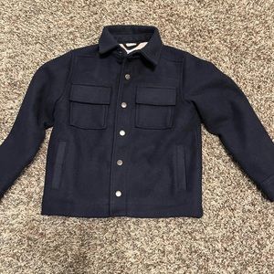 Old Navy navy blue coat youth size small 6-7.